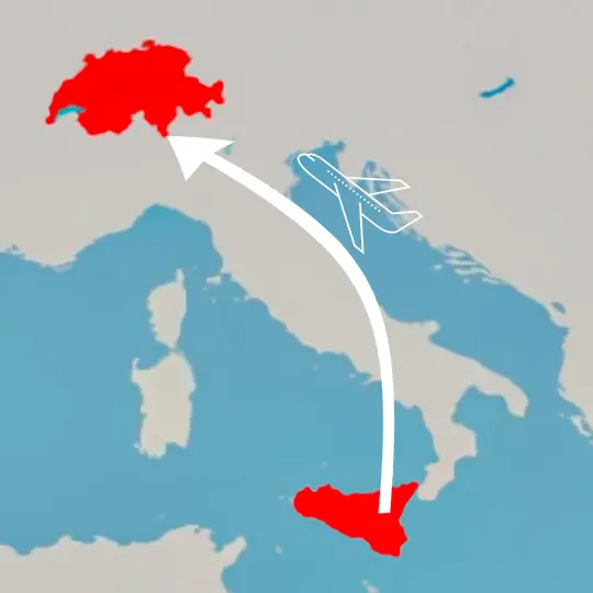 Volo Sicilia Svizzera