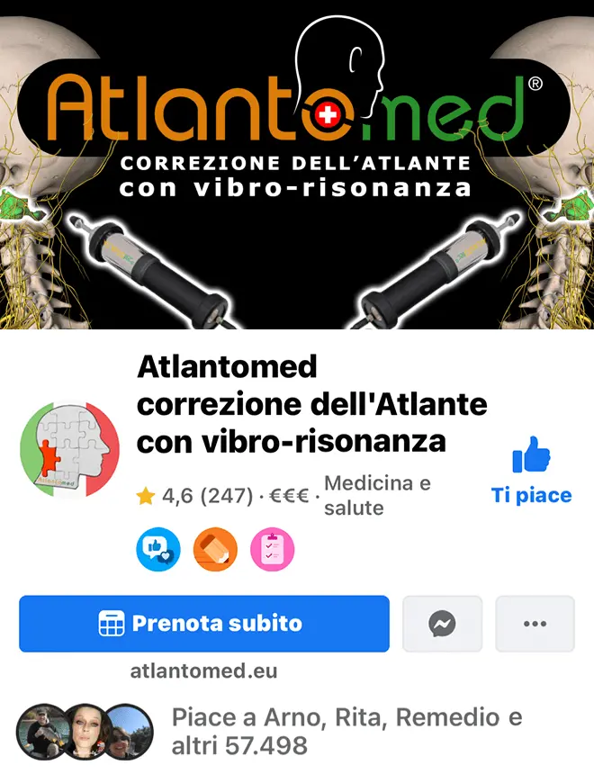 Atlantomed correzione dell'Atlante con vibro-risonanza